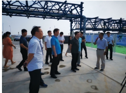 滄州市委常委、常務(wù)副市長和春軍一行 赴我公司調(diào)研生產(chǎn)建設(shè)情況