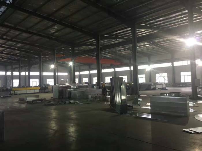 工廠環境--湖北名城通風管道安裝-襄陽中央空調