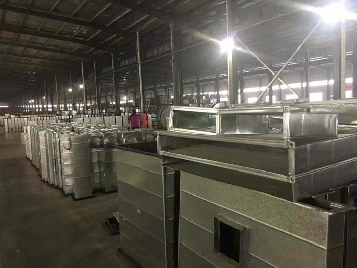 工廠環境--湖北名城通風管道安裝-襄陽中央空調